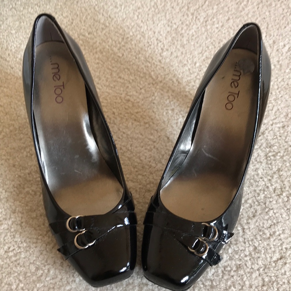 Black Patent Leather Heels